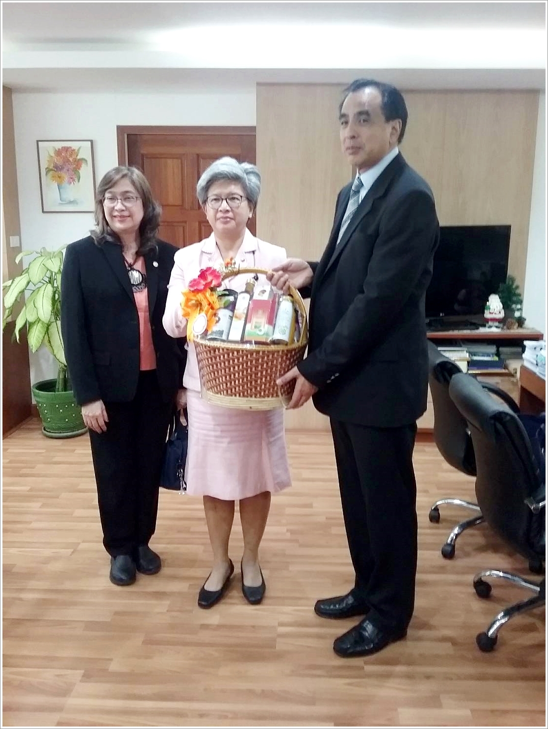 อธิบดีกรมบังคับคดีอวยพรปีใหม่สำนักงบประมาณ